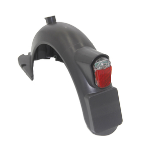 Guardabarros trasero para patinete eléctrico Max G30D, alerón trasero de ABS con placa de luz trasera de gancho y guardabarros de rueda - Product Image 1