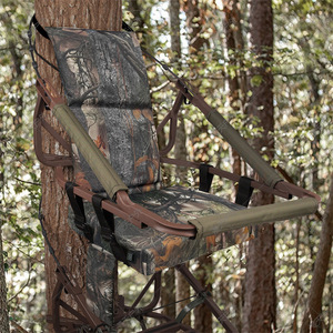 Cojín Calefactable para Silla de Árbol, Camuflaje, EVA, Asiento de Caza para Exteriores con Temperatura Ajustable, 46 cm, Ajuste Universal - Product Image 2