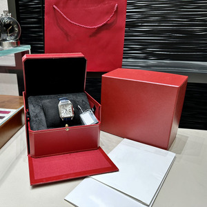 Boîte à Montre Rouge de Luxe pour Cartier, Coffret Cadeau Haut de Gamme de Marque de Créateur, Emballage Personnalisé pour Montre - Product Image 6
