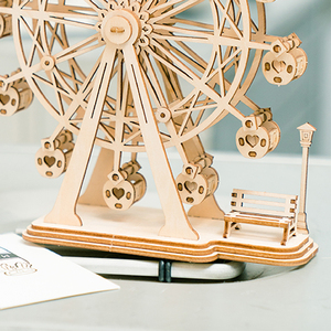 Modèle d'assemblage DIY <span class=keywords><strong>Robotime</strong></span> US Warehouse, jouet éducatif TG401, grande roue, artisanat <span class=keywords><strong>en</strong></span> <span class=keywords><strong>bois</strong></span>, <span class=keywords><strong>puzzle</strong></span> <span class=keywords><strong>en</strong></span> <span class=keywords><strong>bois</strong></span> <span class=keywords><strong>3D</strong></span> - Product Image 6