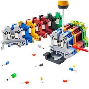 Borniers de raccordement neufs d'origine 3005073 UK 10 N, <span class=keywords><strong>bornier</strong></span> DIN Rail 800V 57A 10mm², connecteur DIN Rail - Product Image 1