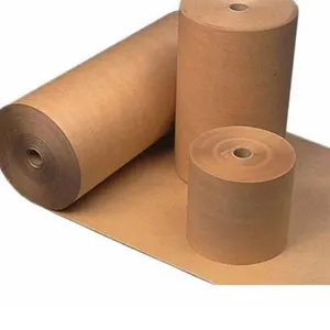 Recyclable Coated 250gsm 500gsm Black Kraft Paper Roll for Wrapping box