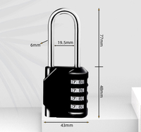 Kunci Pengaman Motor DUOGAO Model Hook Tetap - Bahan Zinc Alloy Pemasangan Tepat Garansi 1 Tahun