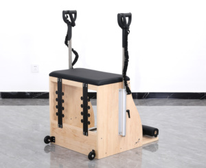 <span class=keywords><strong>Chaise</strong></span> Wunda de Pilates en bois réglable et portable, directement de l'usine, pour usage en studio de Pilates, renforcement et équilibre du tronc et du corps - Product Image 6
