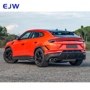 Para 18-22 <span class=keywords><strong>Lamborghini</strong></span> <span class=keywords><strong>Urus</strong></span> actualizado 23 <span class=keywords><strong>Urus</strong></span> tipo P Paquete <span class=keywords><strong>de</strong></span> medio carbono barras delanteras y traseras faldas rueda ceja ala trasera - Product Image 5