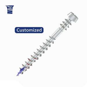 Tornillo para terraza de acero inoxidable para madera de exterior con punta de corte turbo inclinada – Para un inicio rápido - Product Image 1