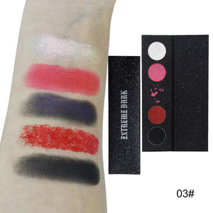 Fabricant Palette d'ombres à paupières foncées portable 5 couleurs Palette d'ombres à paupières longue durée mates et chatoyantes Smokey Gothic High Pigment - Product Image 5