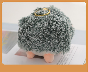 Al por mayor Lindos y Suaves Peluches de Animales de Simulación, Pequeños Colgantes de Peluche de Erizo con Pelo Sintético, Llaveros de Erizo de Peluche - Product Image 5