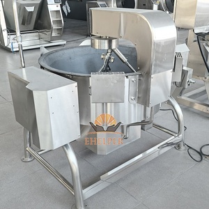 <span class=keywords><strong>Wok</strong></span> de Hierro Fundido con Inclinación Automática de 150L |   Olla de Hierro Extraíble con Mezclador y Raspador de PTFE |   Olla para Saltear con Calentamiento a Gas y Velocidad Ajustable - Product Image 4