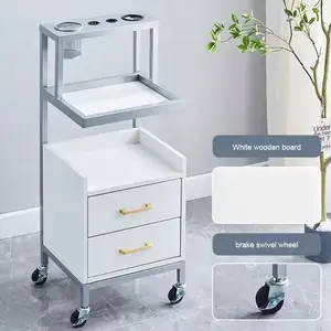 Persoonlijke Assistent Trolley Kapsalon Rollende Hulpkar Met 2 Inch Wielen