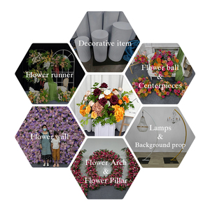 Rosas y Hortensias Artificiales de Seda en Color Naranja Quemado y Borgoña Realistas para Decoraciones de Bodas y Regreso a Clases - Product Image 5