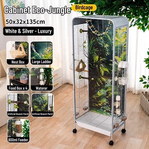 Factory Fine Metal Home Gaiola De Passaro Bird Breeding Cage Portable Pet Travel Parrot Cage Nest <strong>Jaula</strong> Para <strong>Loros</strong> Bird Cage - Product Image 6