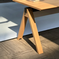 Table de réception de bureau moderne avec pieds en métal, comptoir pour hall d'hôtel, bureau de réceptionniste de clinique, mobilier commercial