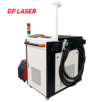Mesin pembersih Laser serat DPLASER, 1KW 1,5 kW 2KW 3KW mesin pembersih Laser penghilang karat logam Max Raycus bw-t IPG Reci SUP22C