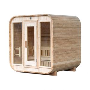 Wooden Outdoor Sauna, Built-in Steam Sauna, Modern Design Sauna Suitable for Outdoor and Indoor Use - Product Image 2