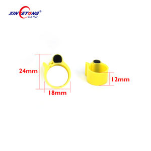 Vendita all'ingrosso di materiale passivo ABS etichetta dell'anello del piede 125Khz <span class=keywords><strong>S256</strong></span> <span class=keywords><strong>Chip</strong></span> <span class=keywords><strong>RFID</strong></span> Leg <span class=keywords><strong>Ring</strong></span> <span class=keywords><strong>Tag</strong></span> per il tracciamento dei piccioni - Product Image 2