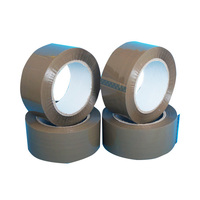 6 Rouleaux de Ruban Adhésif Kraft Brun Personnalisé 48mm X 66m Haute Adhérence, Ruban d'Emballage Colis BOPP Brun pour Scellage de Cartons