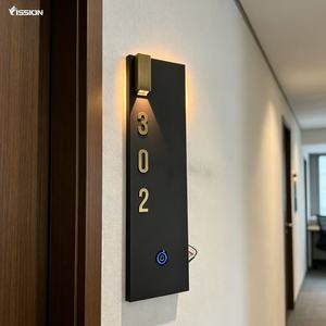 Plaque de porte <span class=keywords><strong>d</strong></span>'<span class=keywords><strong>hôtel</strong></span> multifonctionnelle avec sonnette intégrée, connectivité Internet et compatibilité avec les logiciels hôteliers - Product Image 3
