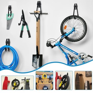 Support mural pour pédale <span class=keywords><strong>de</strong></span> vélo, supports muraux pour vélo pour garage, supports muraux verticaux pour vélo, support d'affichage pour vélo, support mural pour vélo pour gagner <span class=keywords><strong>de</strong></span> la place - Product Image 4