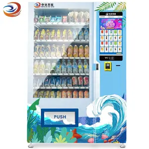 Máquina de venda personalizada do lanche do refrigerante