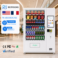 Máquina Expendedora de Alimentos y Bebidas RUNYANG Personalizada para Exteriores con Lector de Tarjetas