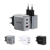 Chargeur mural rapide USB-C Tommox 45W PD 3.0 pour iPad, smartphone, tablette, téléphone Samsung, iPhone, charge rapide d'origine