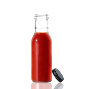 Botellas de Vidrio para Salsa Picante de 250ml, <span class=keywords><strong>350ml</strong></span> y 500ml, Molde Personalizado de Fábrica, Mini Botellas Vacías para Bebidas Picantes, Botellas para Salsa <span class=keywords><strong>Tabasco</strong></span> con Tapas de Plástico - Product Image 4