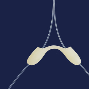 Divisor de Líneas de Pesca en Forma de Frijol de Silicona Aohu, Tamaños Grande, Mediano y Pequeño - Product Image 1