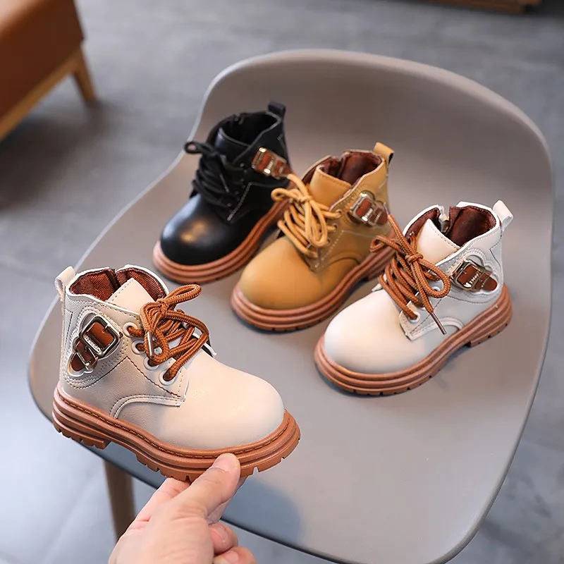 2023 Newest autumn wholesale Designer Kids Babies winter fur Children Girls Boys Anti Slip Shoes For Children ankle snow Boots