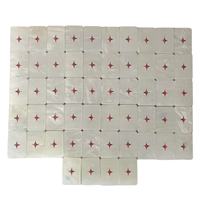 Mahjong américain personnalisé imprimé sur 160 tuiles en acrylique, motif artistique rocheux unique, pour cadeau de fête