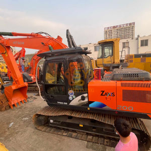 Mạnh mẽ được sử dụng Hitachi zx200 20 tấn trọng lượng hoạt động 125kw điện cho xây dựng khai thác mỏ sử dụng máy xúc khoan - Product Image 1