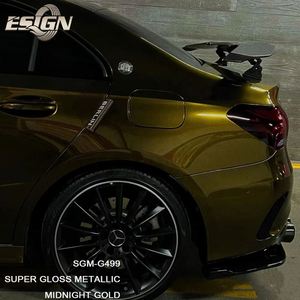 Super brillante Midnight Gold Car Wrapping vinilo autocurativo a prueba de UV Anti Scratch Color Changing Films para coches - Product Image 2
