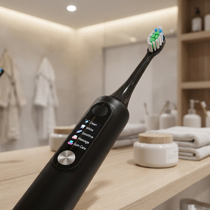Cepillo de Dientes Eléctrico Sónico con Pantalla LCD Inteligente, Resistente al Agua IPX7, Larga Duración, Carga Rápida, Kit de Cuidado Bucal Profesional, Venta al Por Mayor OEM - Product Image 3