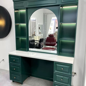 Jincheng Barber Shop Salon Length Storage <strong>Mirror</strong> <strong>LED</strong> <strong>Mirror</strong> <strong>Dressing</strong> <strong>Table</strong> Cosmetic <strong>Mirror</strong> - Product Image 1