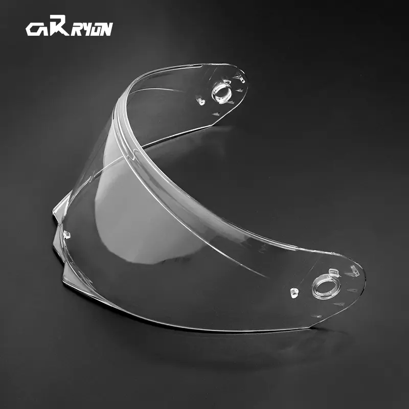 Yijia Optische Motorhelm Visor Lens Motorcross Windscherm Uv Bescherming Verstelbare Motor Helm Vizier Lens