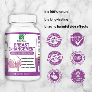 Cápsulas Wins Town para el aumento de senos, hormonas femeninas, nutritivas, senos más firmes y voluminosos, levantamiento de senos, suplemento herbario - Product Image 5