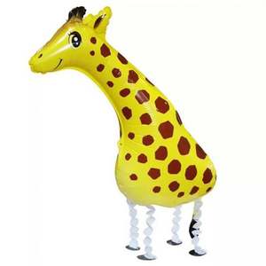 Nuevo diseño de globos para mascotas que caminan dinosaurio pájaros ovejas pollo unicornio Navidad Santa Animal globos de papel de aluminio para Halloween Pascua - Product Image 4