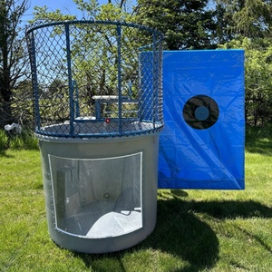 <span class=keywords><strong>Dunk</strong></span> <span class=keywords><strong>Tank</strong></span> gonflable pas cher et facile à utiliser avec cadre métallique pour jeux aquatiques, enfants et adultes, activités de carnaval en plein air - Product Image 4