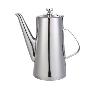 Stainless Steel Cold Water Pitcher With <b>Lid</b> Large Capacity For Restaurants Hotels Teapots Soup <b>Pots</b> Juice Pitchers - Product Image 1
