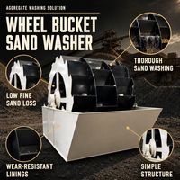 Machine de lavage de sable à roues à haute récupération professionnelle avec garantie d'un an à vendre