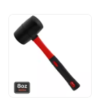 Rubber Mallet <b>Hammer</b> Fiberglass Handle Soft Face Mallet for Tile Installation Flooring Construction - Product Image 2