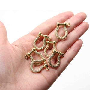 18K 골드 도금 나사 걸쇠 구슬 긴 목걸이 Cz 마이크로 포장 보석 결과 - Product Image 2