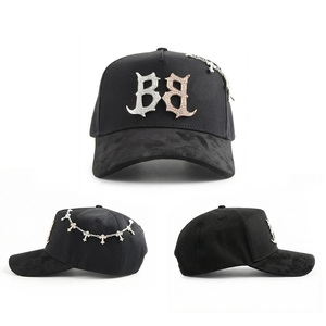 Nuovo Originale 2025 B CROSS 24K ROSE GOLD Barbas Hats Cappellino da Baseball Sportivo con Fodera in Raso Originale Gorras Barbas Hats Chrome - Product Image 1