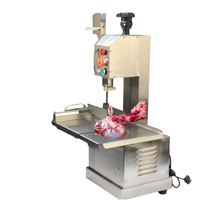 Vente Directe Scie à Os Manuelle Boucher en Acier Inoxydable, Machine à Découper Poulet, Poisson, Chèvre avec Moteur pour Usage Domestique et de Cuisine