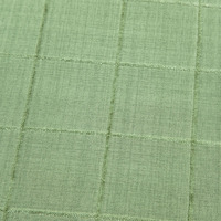 Tela Cuadrada de Chenilla LELI Personalizada de 130 g/m², 100 % Poliéster, Tejido Jacquard a Cuadros para Hijab y Abaya