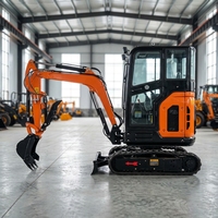 Mini-excavatrice TITAN haute efficacité 2T, moteur Laidong 385, 18,1 kW, faible consommation de carburant
