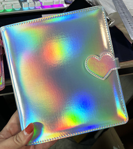 A7 Paillettes Cuir PU Photocard Classeur Album Kpop K-pop Instax Stockage Journal Organisateur Amour Style Papier Recueillir Livre - Product Image 4