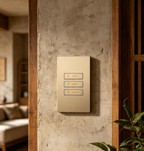 LANBON 智能灯墙开关 L10R 单火线墙壁三路灯开关 Tuya Zigbee 按钮开关 兼容 Alexa - Product Image 3