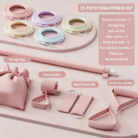 Barra de Yoga y Pilates para Mujeres, TPE con Banda de Resistencia, Barra de Estiramiento Muscular, Venta al por Mayor, Personalización OEM