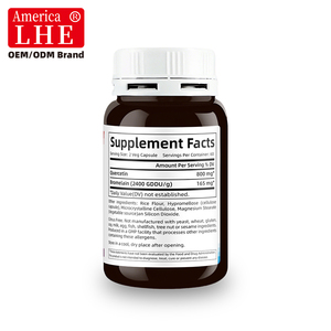 Suplemento de Quercetina con Bromelina Shecome, 120 Cápsulas Vegetales, Apoya el Equilibrio del Sistema Inmunológico, la Salud Antioxidante y Respiratoria - Product Image 2